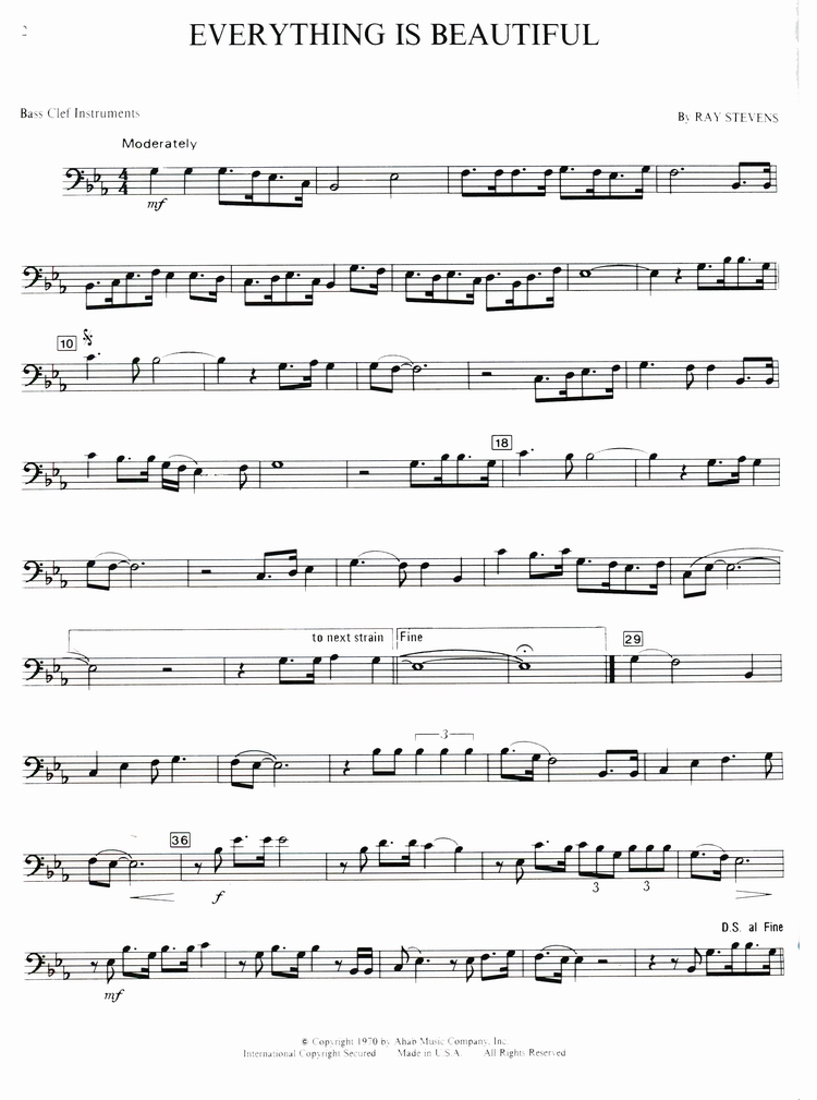 喇叭独奏曲 7 - 鼓动人心之所爱 - 长号或上低音号及其他低音谱号乐器